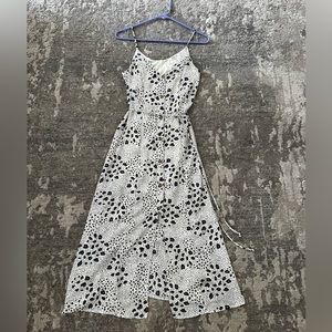 Sienna Sky Size XS Cheetah Print Button Dress